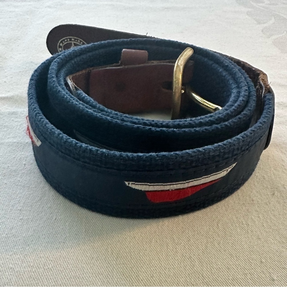 Nautical Limited Men’s Belt Sail Boat Themed Size 42